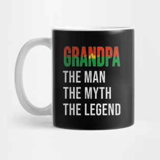 Grand Father Burkinabe Grandpa The Man The Myth The Legend - Gift for Burkinabe Dad With Roots From  Burkina Faso Mug